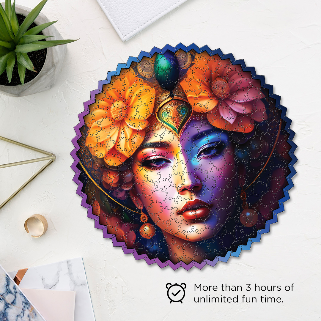 Inspiring Beauty digital art puzzle for kids and adults a creative art base puzzle