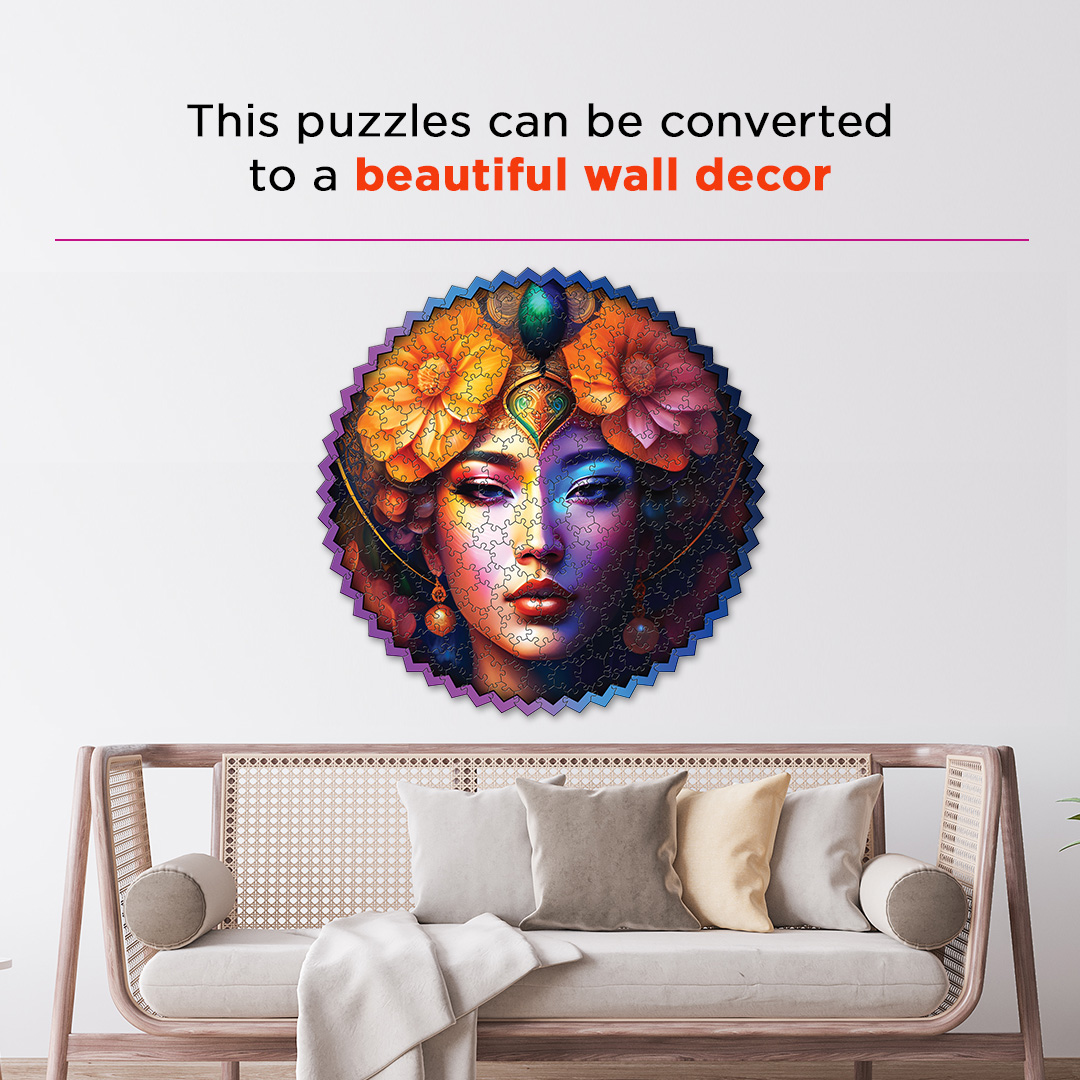 Inspiring Beauty digital art puzzle for kids and adults a creative art base puzzle