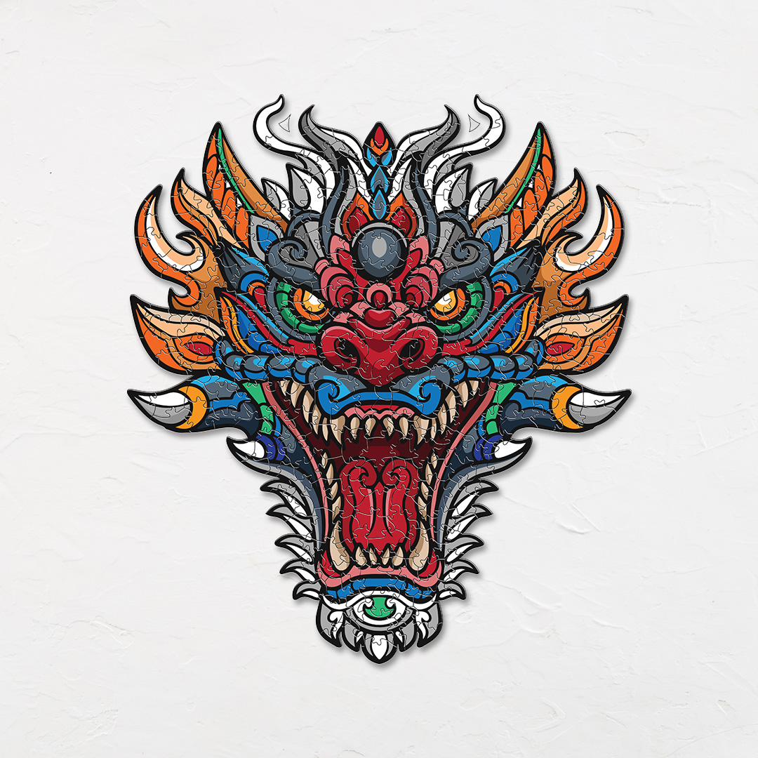 Irate Dragon Ornamental Puzzle designed precisely to bring amazing fun time