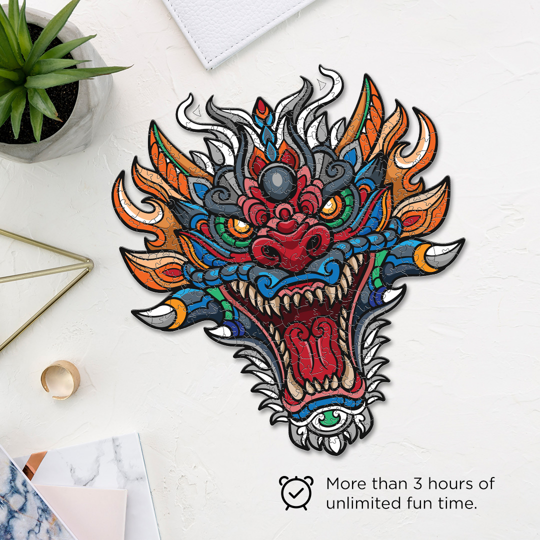 Irate Dragon Ornamental Puzzle designed precisely to bring amazing fun time