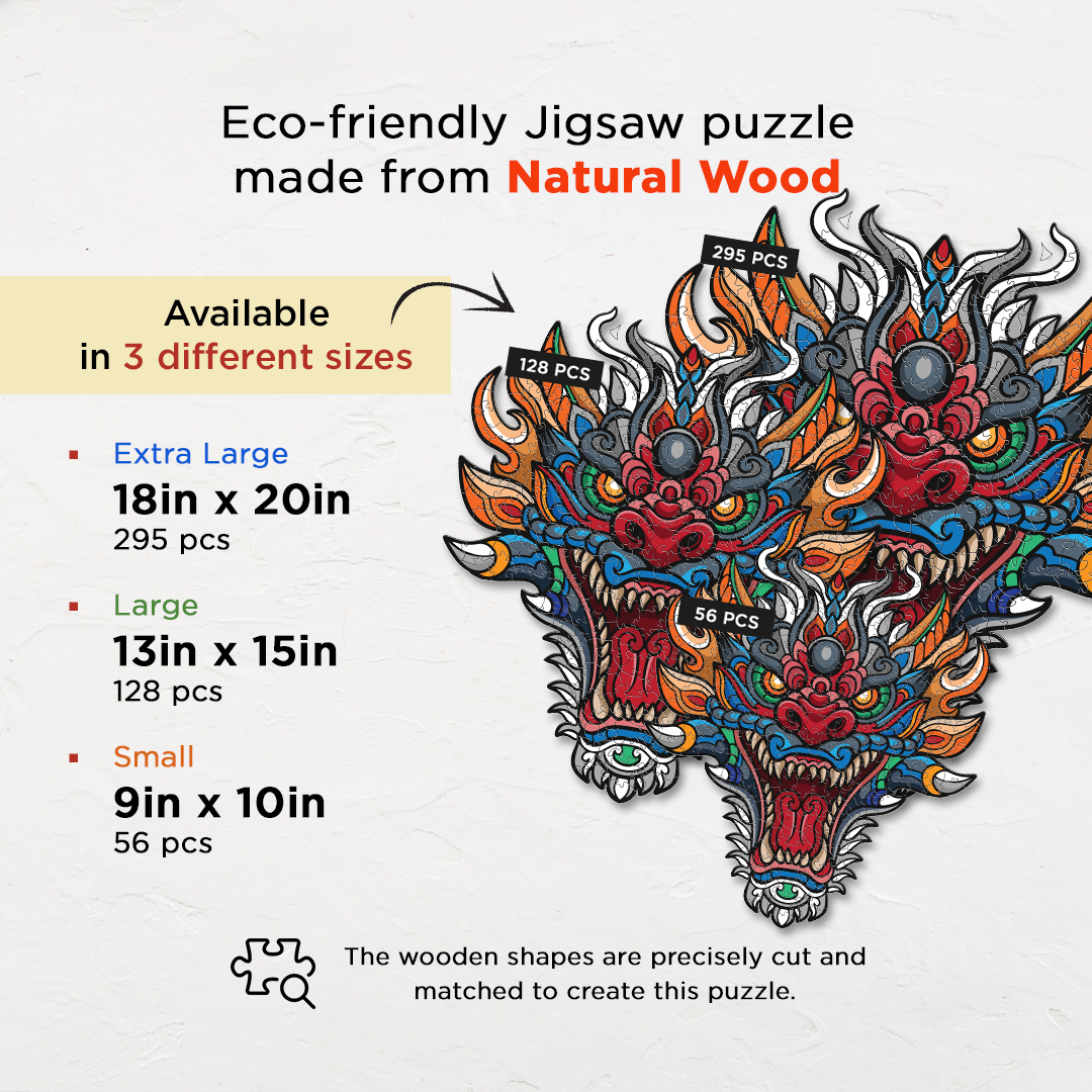 Irate Dragon Ornamental Puzzle designed precisely to bring amazing fun time