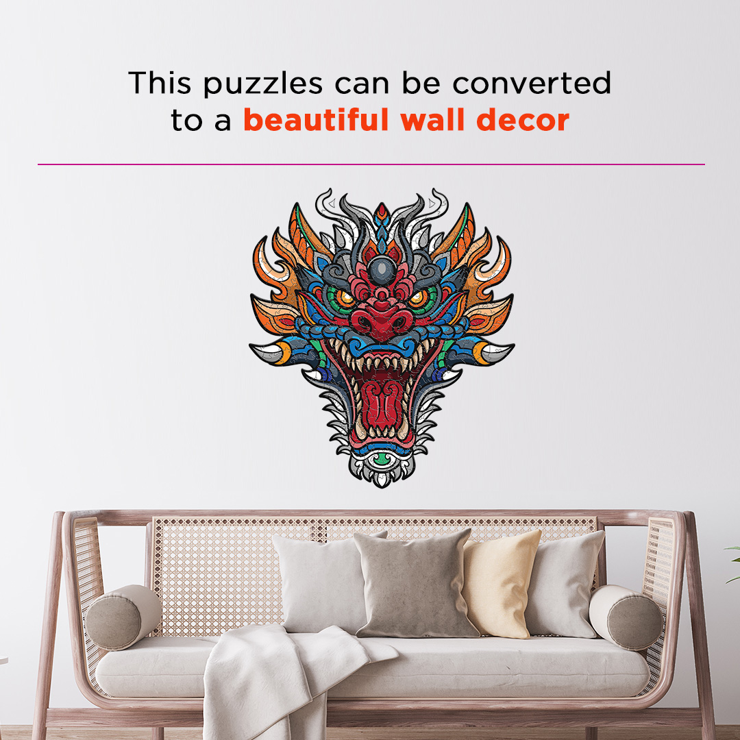 Irate Dragon Ornamental Puzzle designed precisely to bring amazing fun time