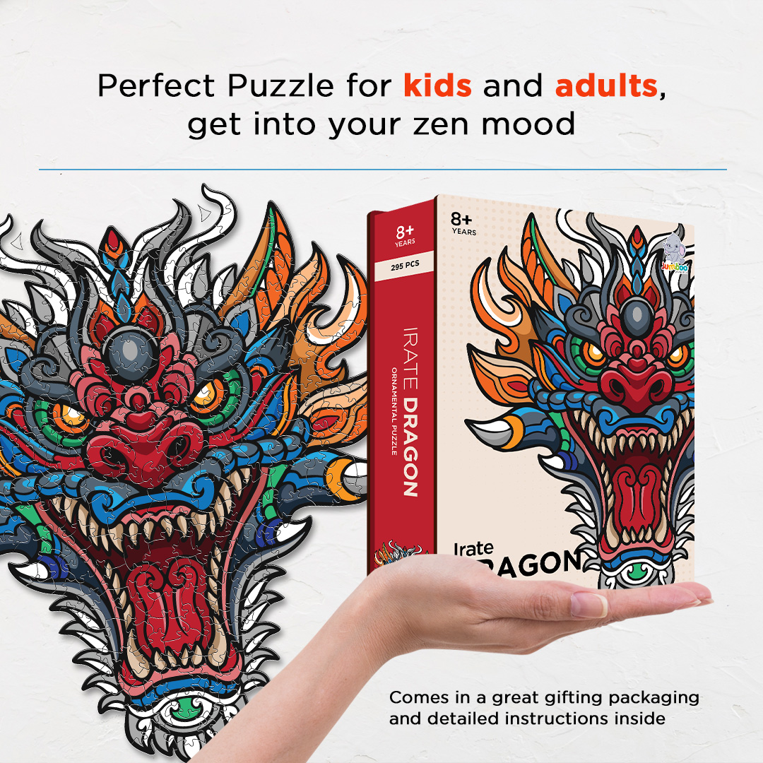 Irate Dragon Ornamental Puzzle designed precisely to bring amazing fun time
