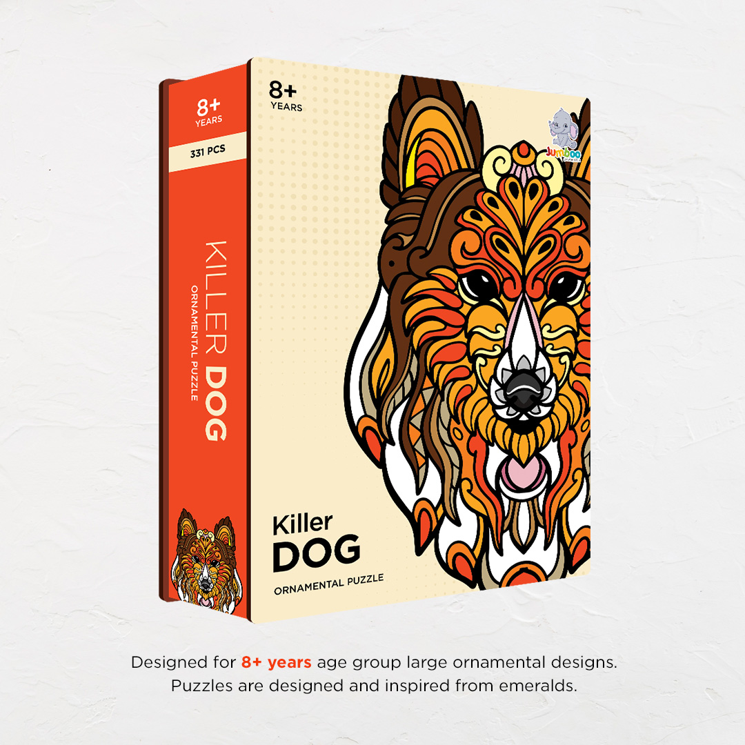 Killer Dog Ornamental Puzzle designed precisely to bring amazing fun time