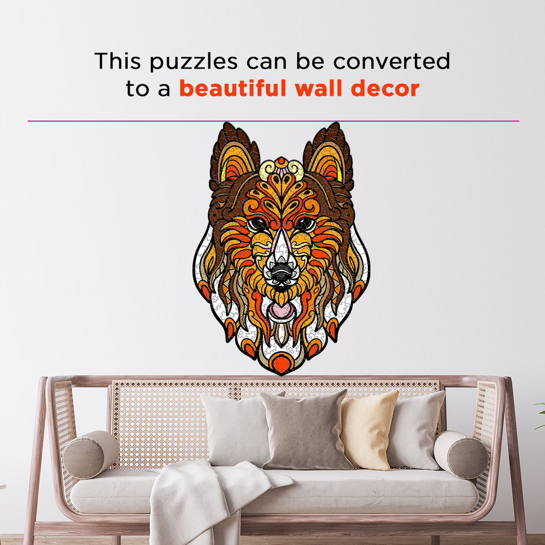 Killer Dog Ornamental Puzzle designed precisely to bring amazing fun time