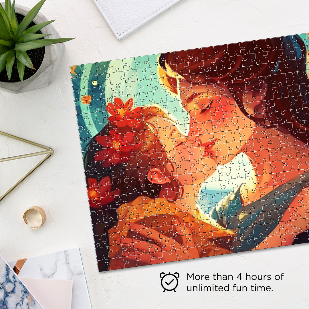 Kiss of Love is a jigsaw puzzle filled with amazing dream concept