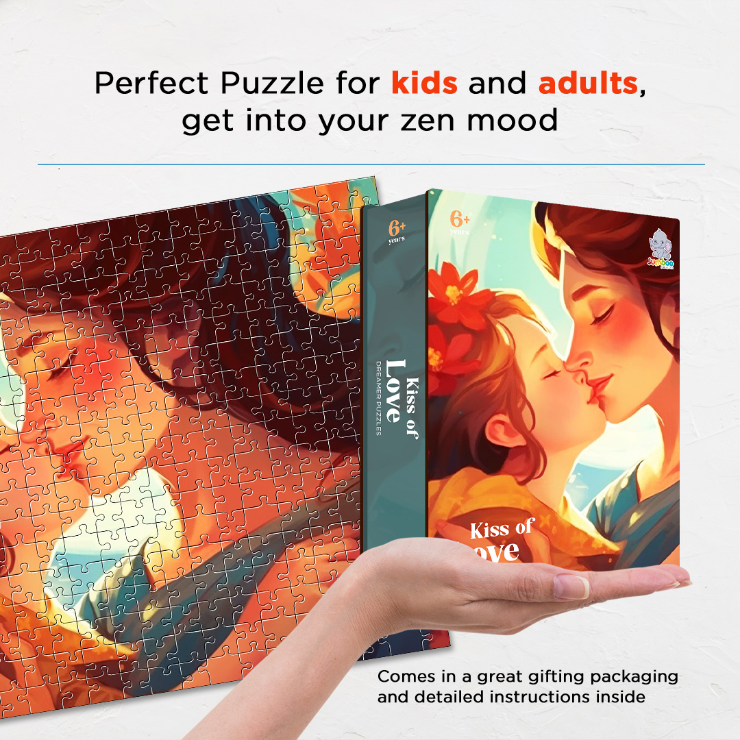 Kiss of Love is a jigsaw puzzle filled with amazing dream concept