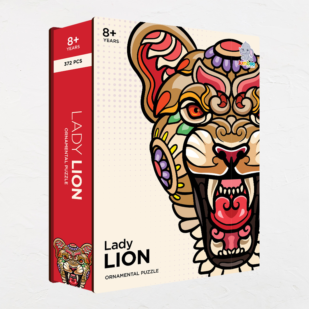 Lady Lion Ornamental Puzzle designed precisely to bring amazing fun time