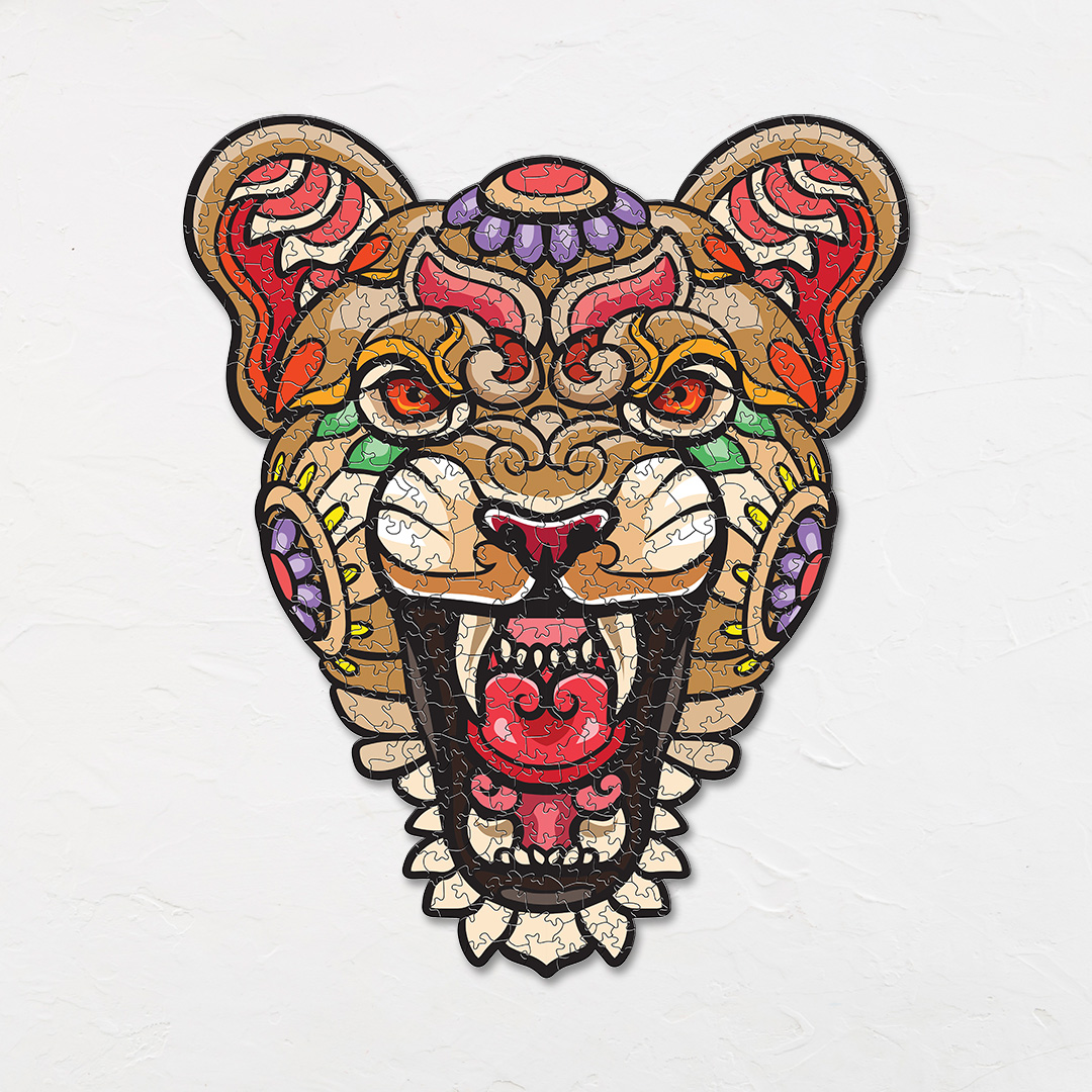 Lady Lion Ornamental Puzzle designed precisely to bring amazing fun time