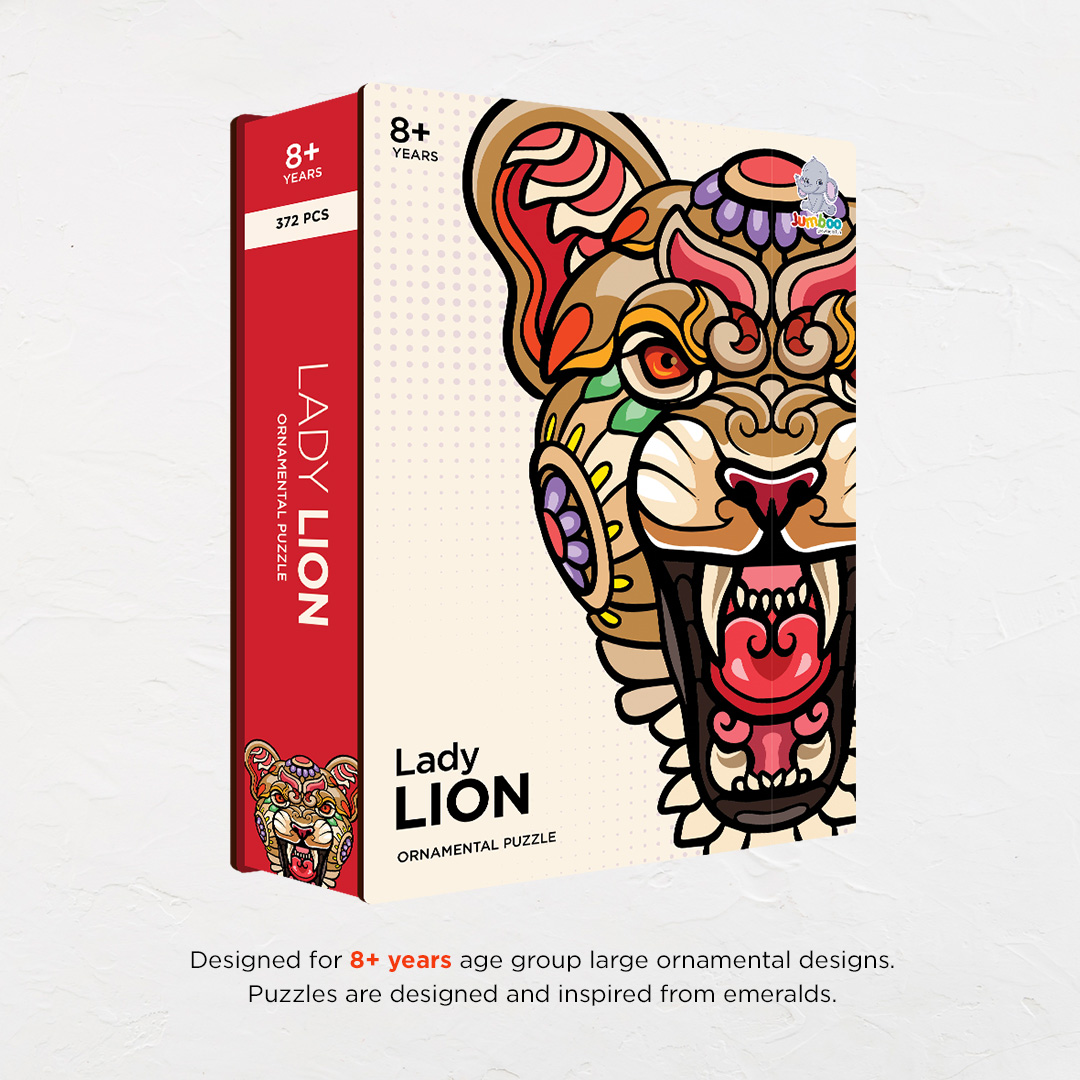 Lady Lion Ornamental Puzzle designed precisely to bring amazing fun time