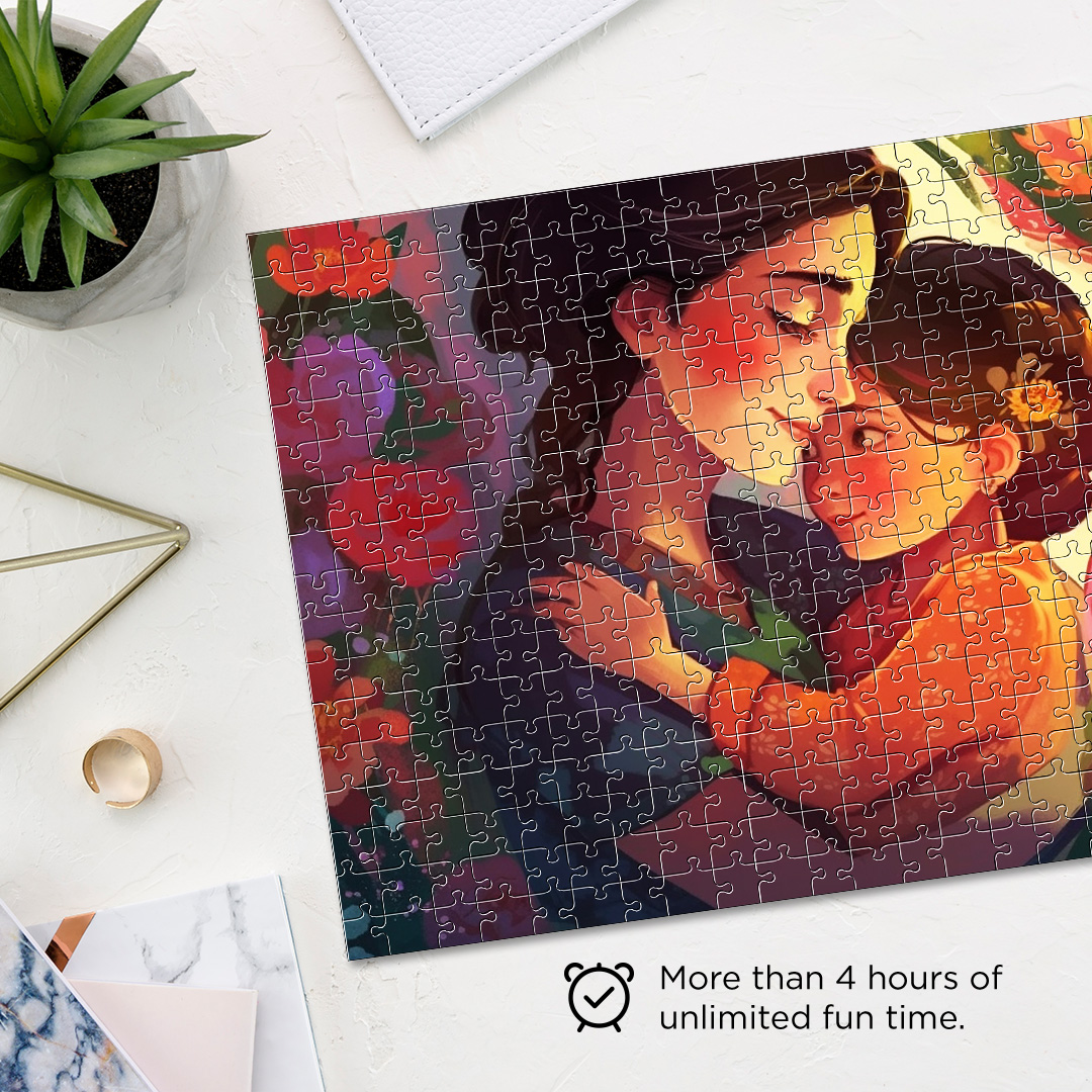 Loveable Mother is a jigsaw puzzle filled with amazing dream concept
