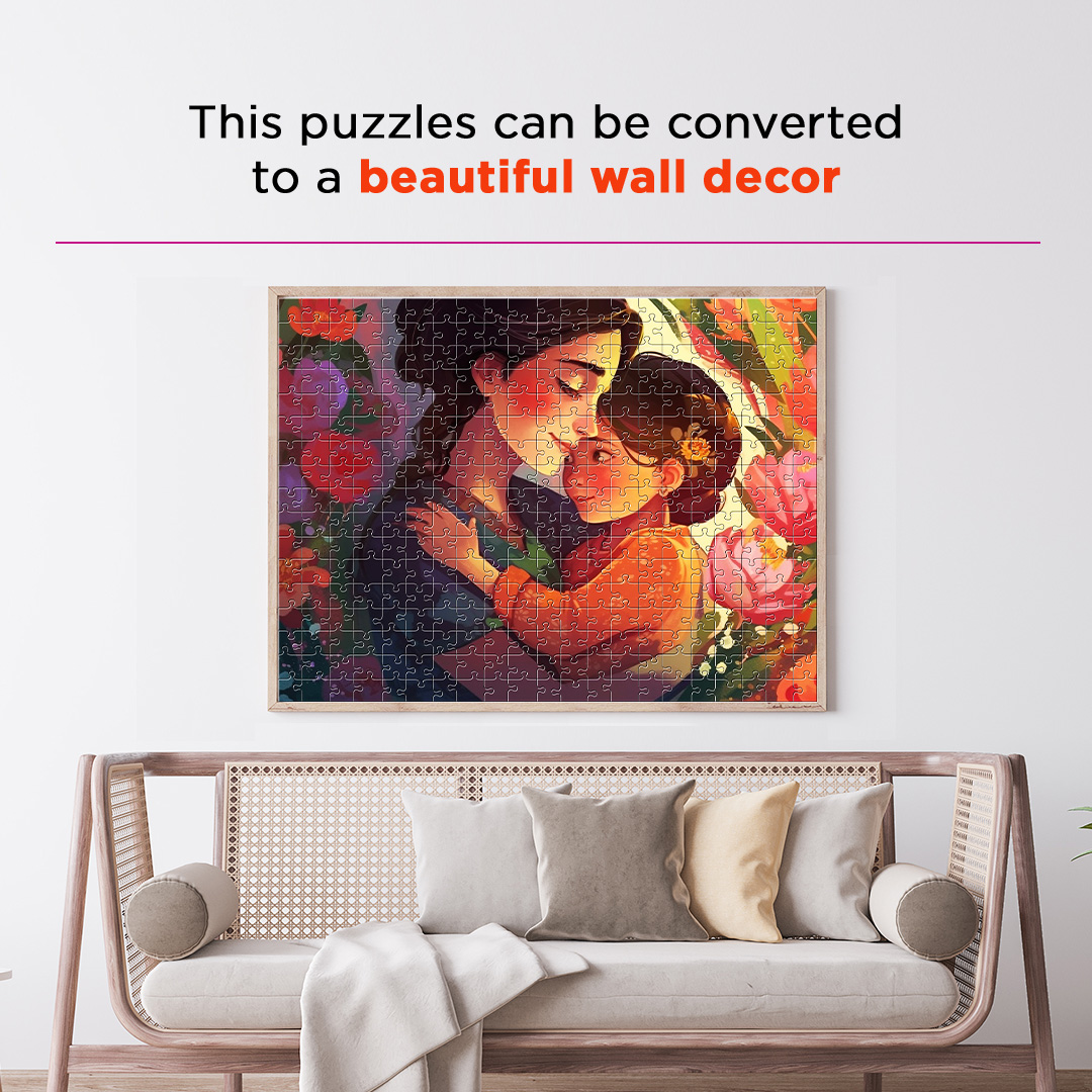 Loveable Mother is a jigsaw puzzle filled with amazing dream concept