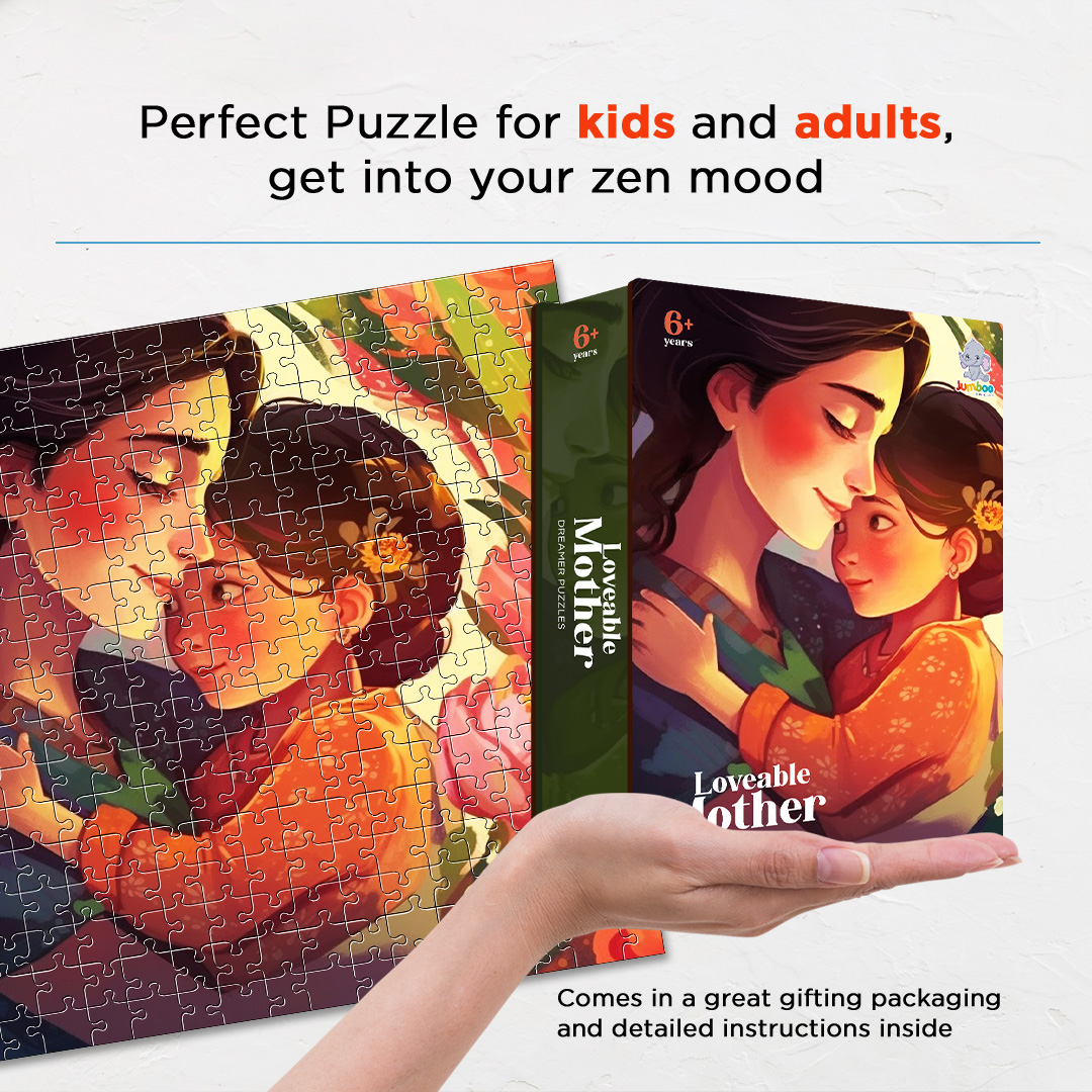 Loveable Mother is a jigsaw puzzle filled with amazing dream concept