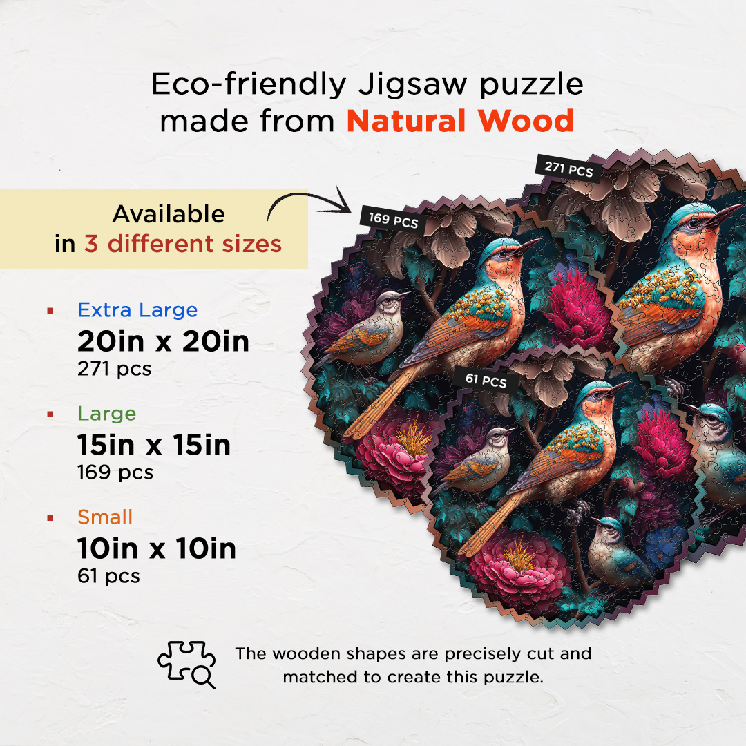Luxury Hummingbird digital art puzzle for kids and adults a creative art base puzzle