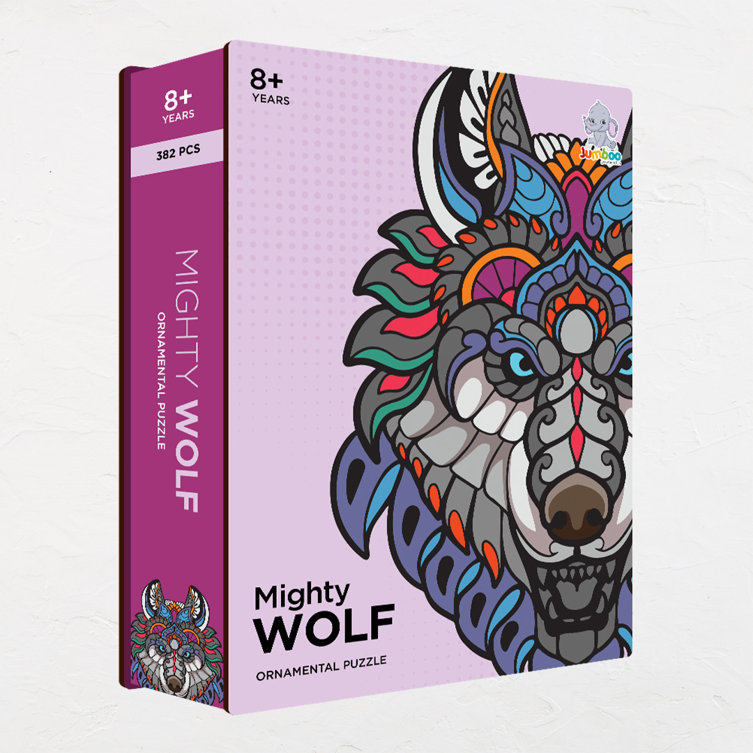 Mighty Wolf Ornamental Puzzle designed precisely to bring amazing fun time