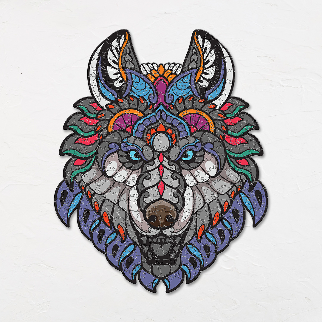 Mighty Wolf Ornamental Puzzle designed precisely to bring amazing fun time
