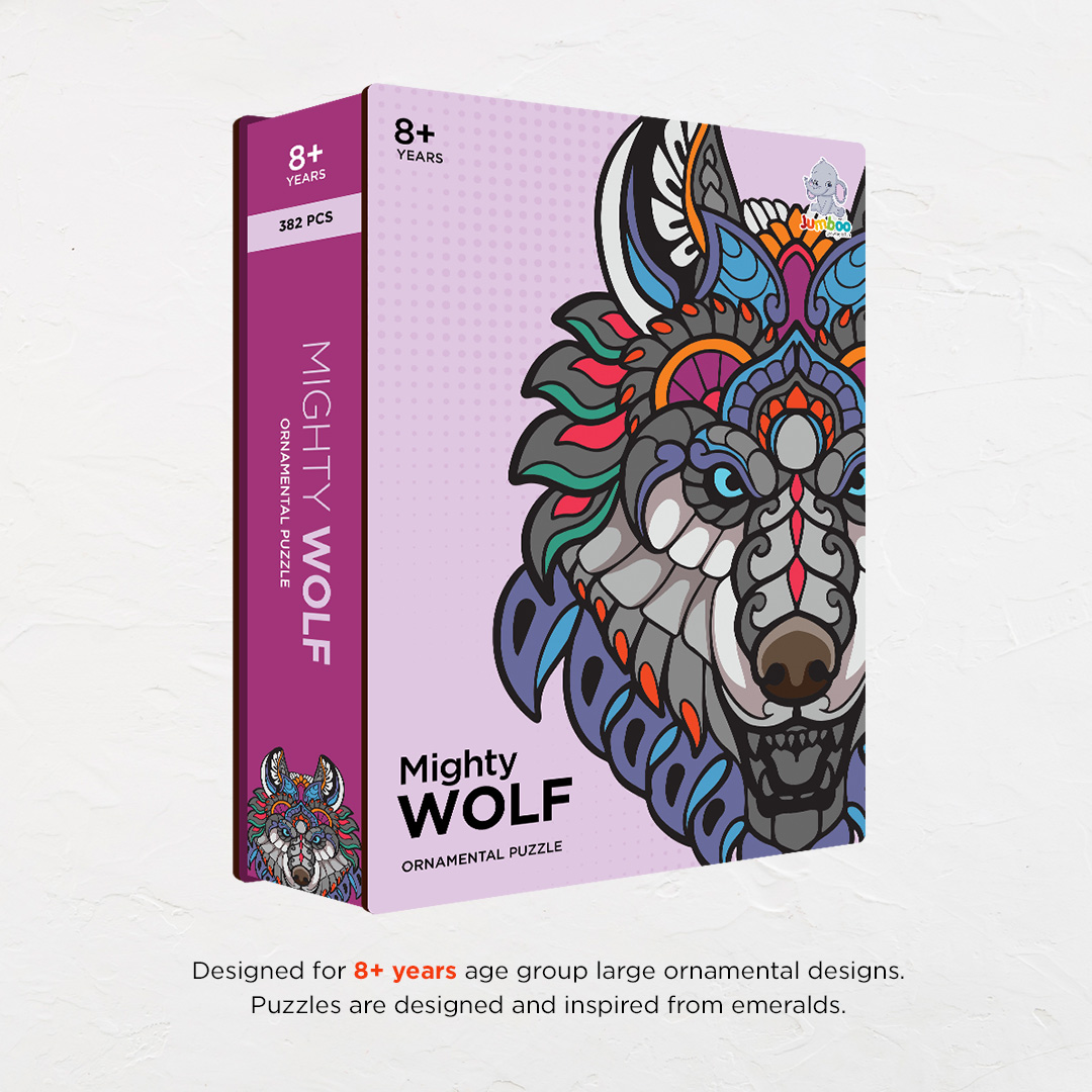 Mighty Wolf Ornamental Puzzle designed precisely to bring amazing fun time