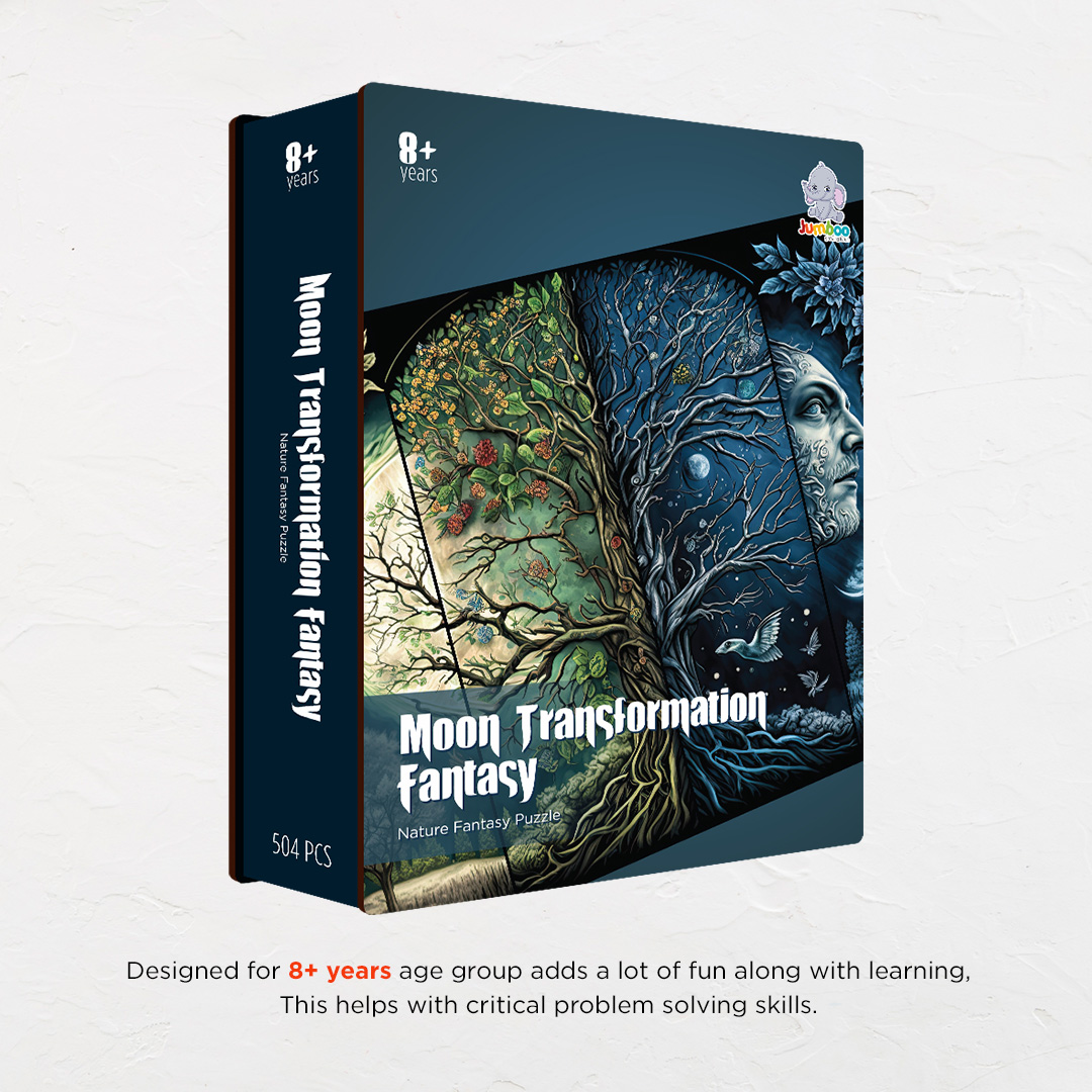 Moon Transformation Fantasy unique jigsaw puzzles created to bring a live décor