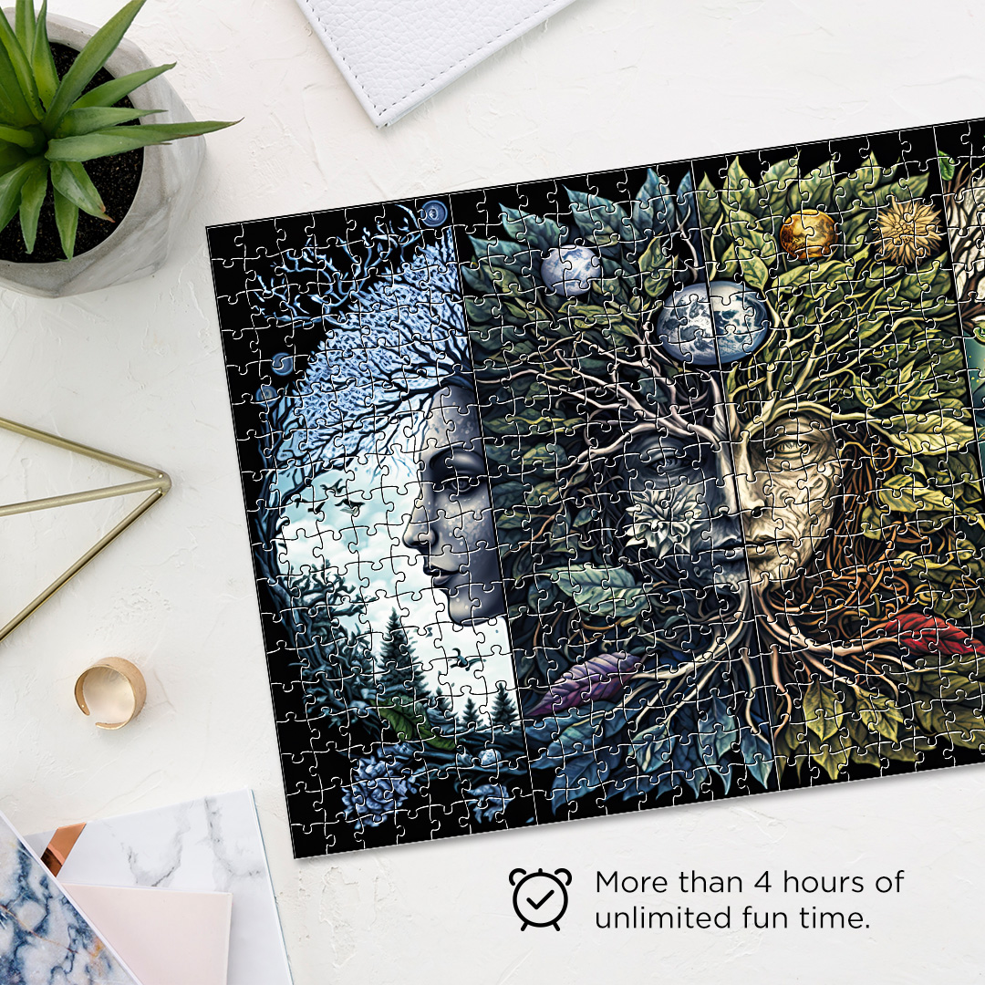 Mother Nature Fantasy unique jigsaw puzzles created to bring a live décor