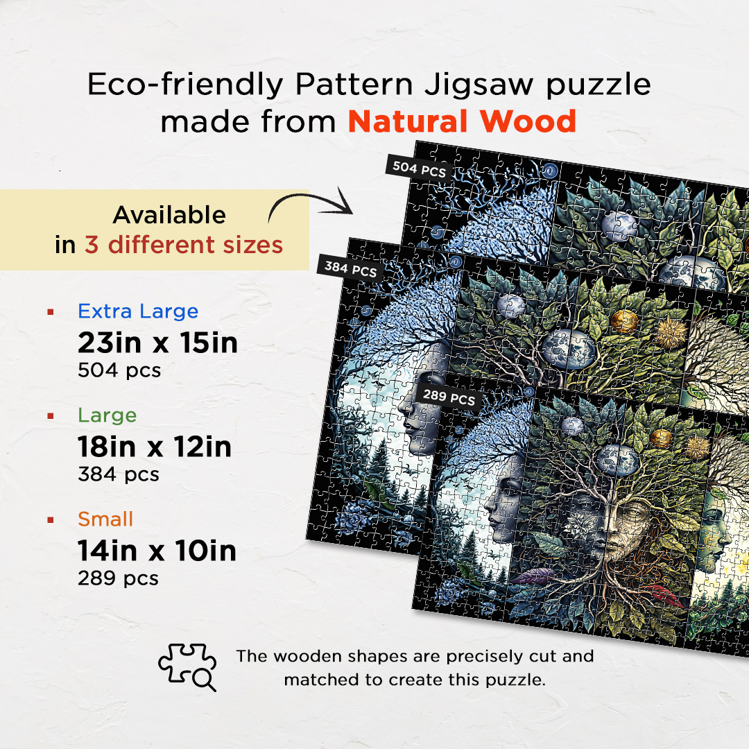 Mother Nature Fantasy unique jigsaw puzzles created to bring a live décor