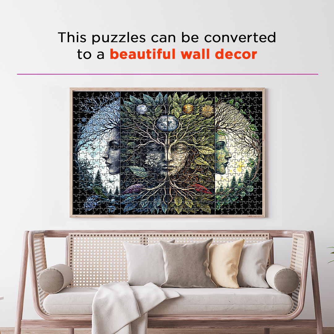 Mother Nature Fantasy unique jigsaw puzzles created to bring a live décor