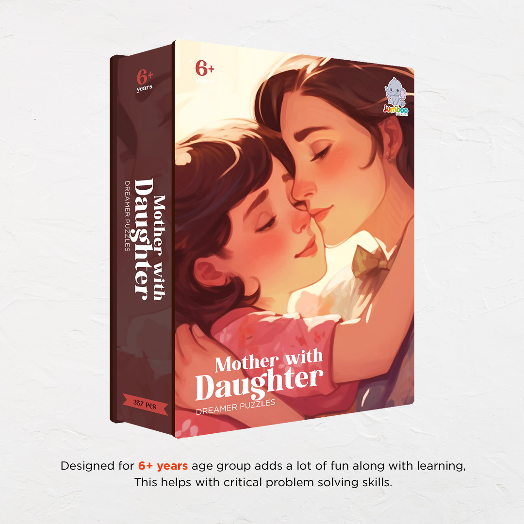 Mother with Daughter is a jigsaw puzzle filled with amazing dream concept