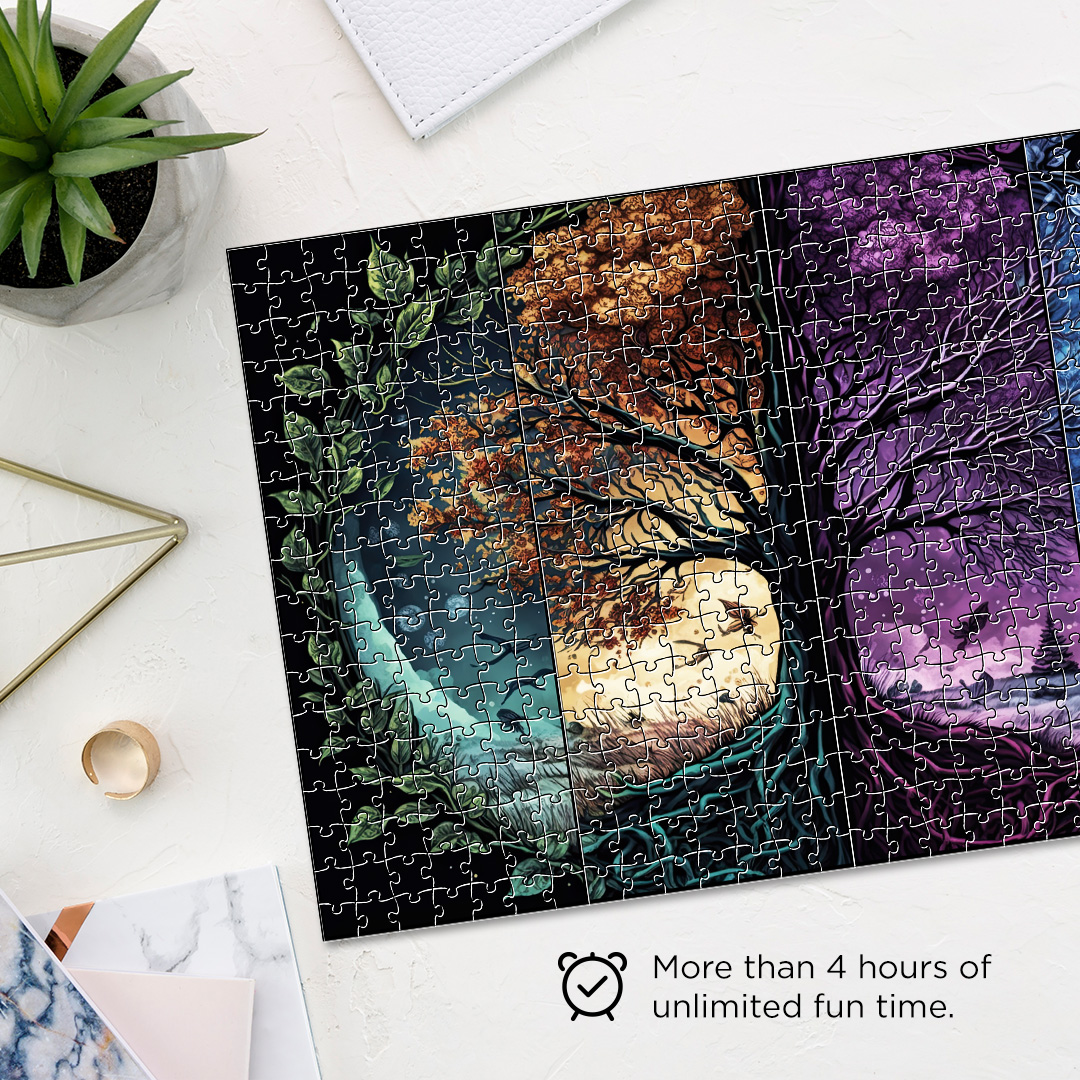 Nature Color Fantasy unique jigsaw puzzles created to bring a live décor
