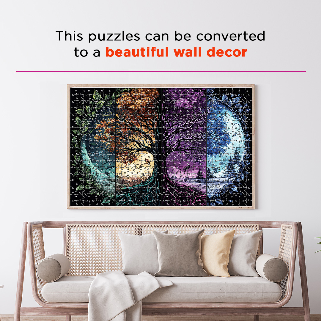 Nature Color Fantasy unique jigsaw puzzles created to bring a live décor