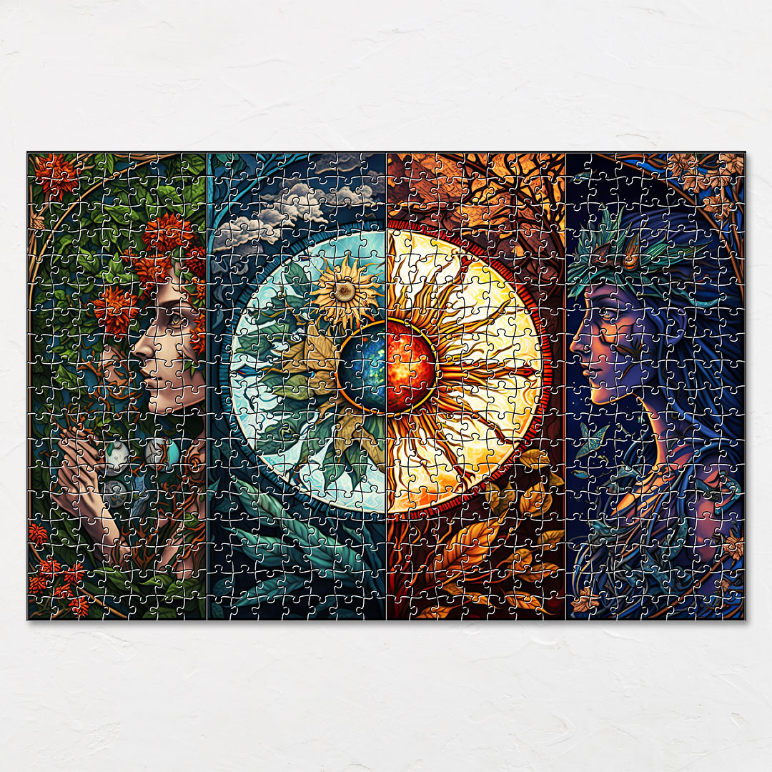 Nature God Fantasy unique jigsaw puzzles created to bring a live décor
