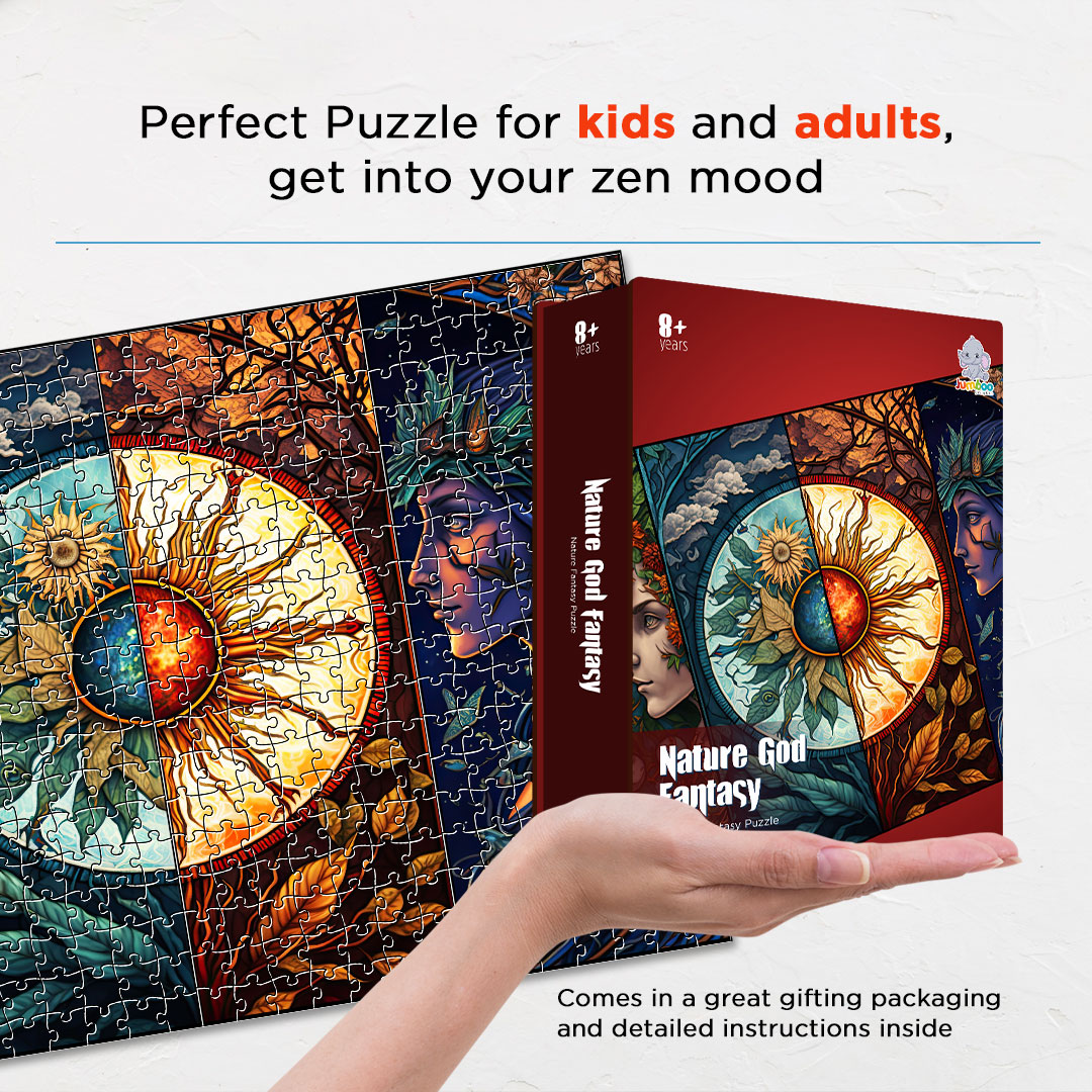 Nature God Fantasy unique jigsaw puzzles created to bring a live décor