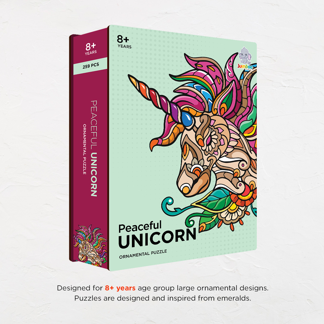 Peaceful Unicorn Ornamental Puzzle designed precisely to bring amazing fun time