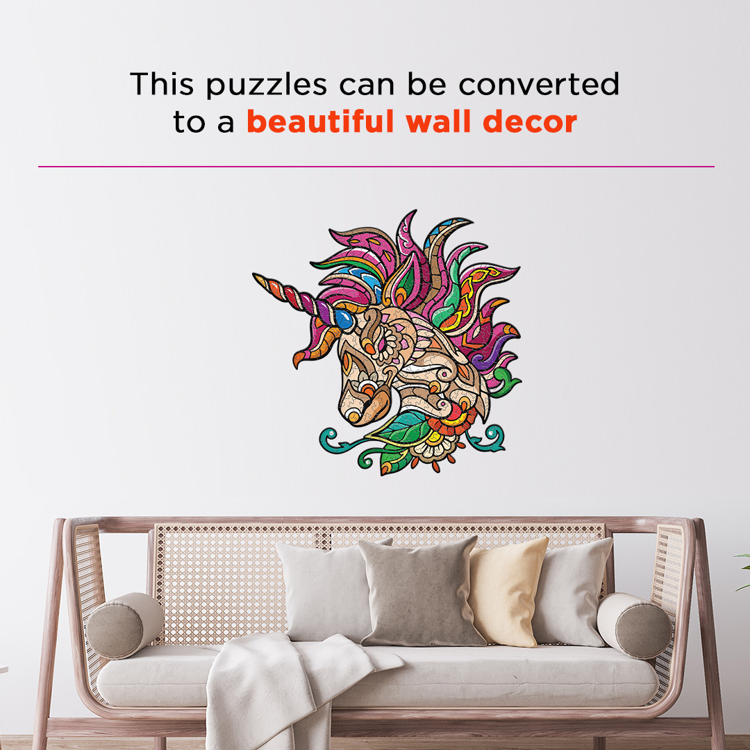 Peaceful Unicorn Ornamental Puzzle designed precisely to bring amazing fun time