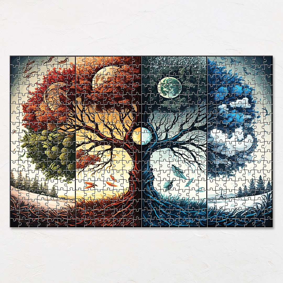 Phase of Planets Fantasy unique jigsaw puzzles created to bring a live décor