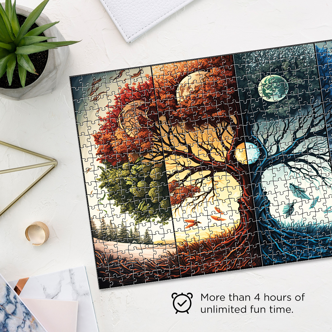 Phase of Planets Fantasy unique jigsaw puzzles created to bring a live décor