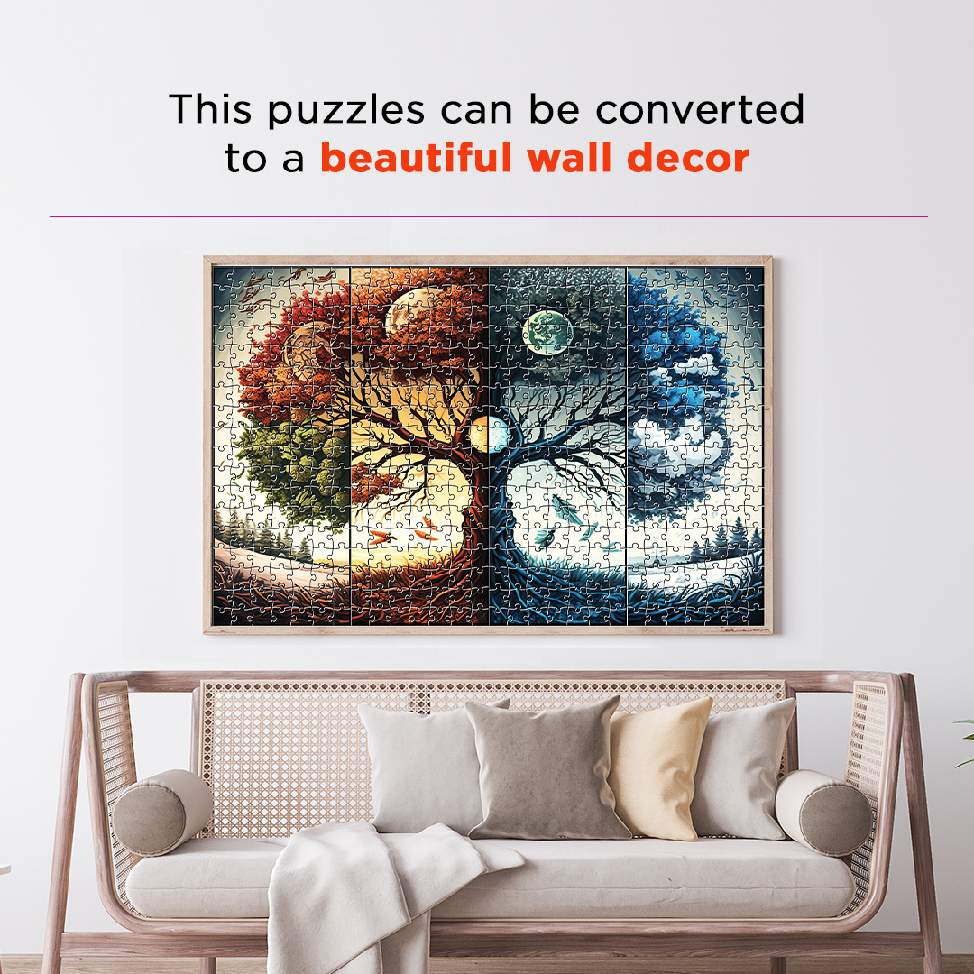 Phase of Planets Fantasy unique jigsaw puzzles created to bring a live décor