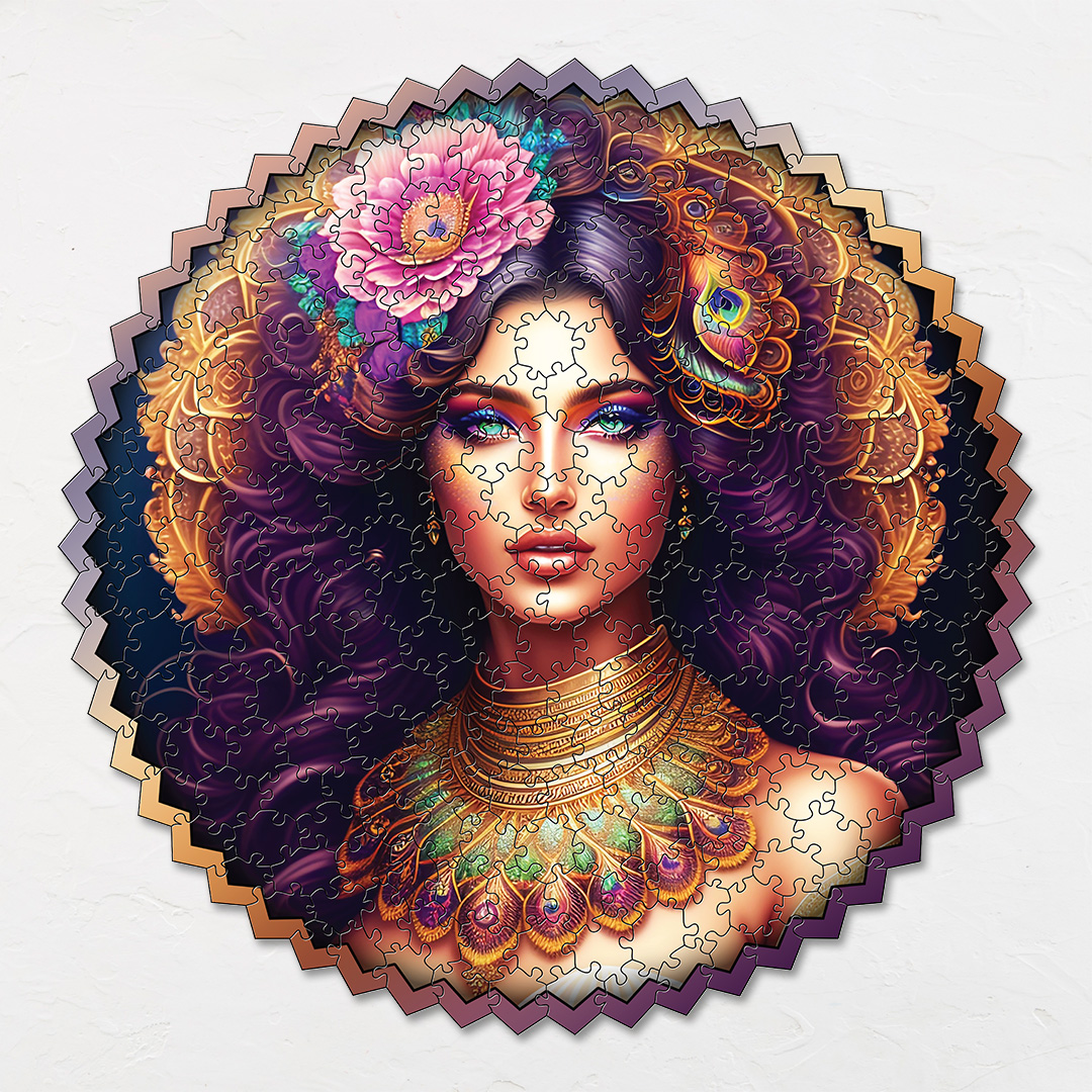 Princess Jasmine digital art puzzle for kids and adults a creative art base puzzle