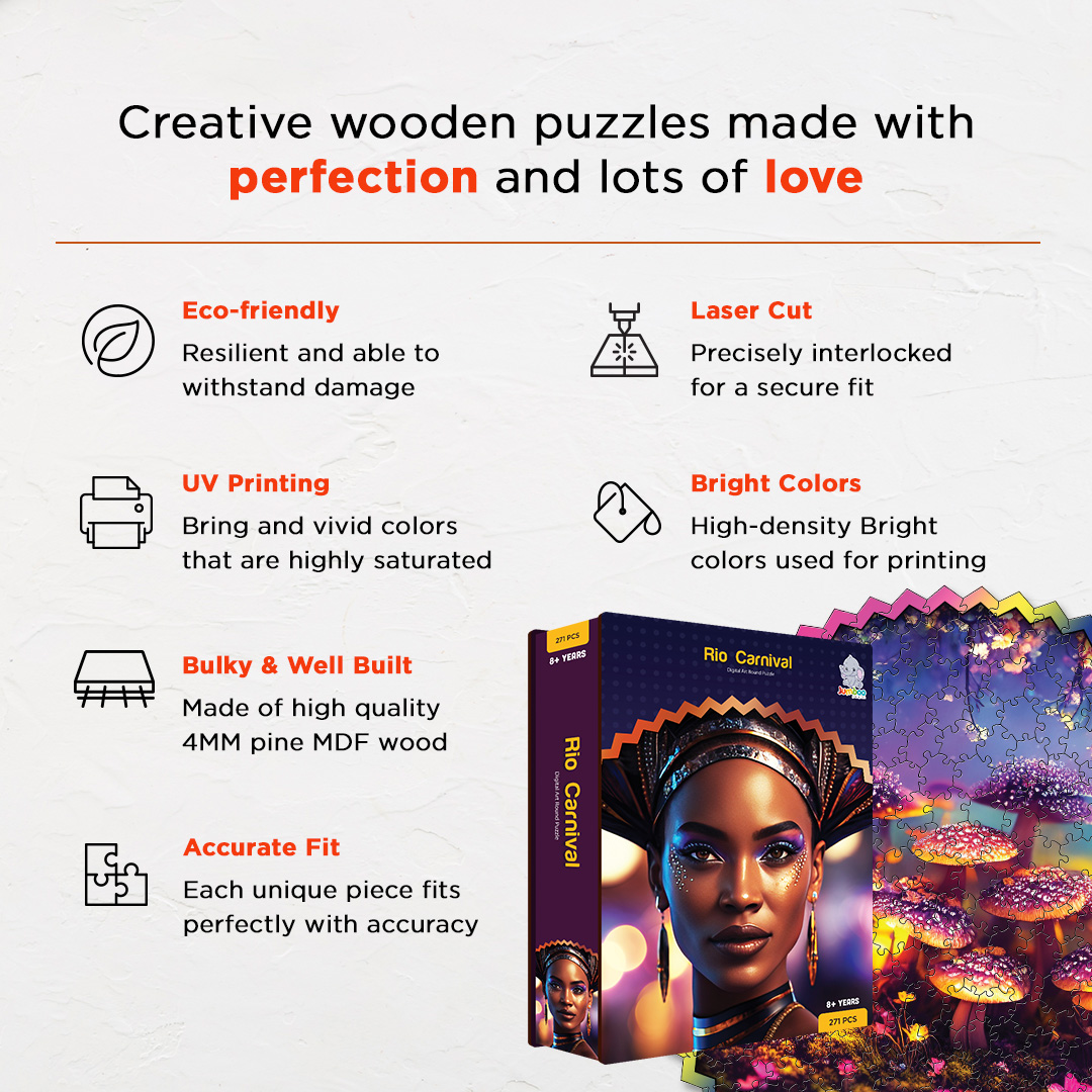 Rio Carnival digital art puzzle for kids and adults a creative art base puzzle