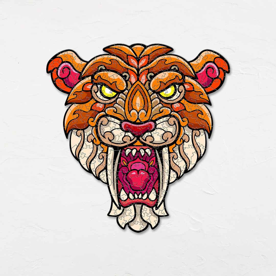 Saber Tooth Ornamental Puzzle designed precisely to bring amazing fun time