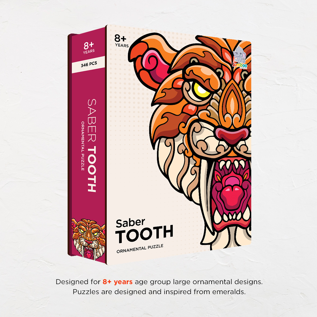 Saber Tooth Ornamental Puzzle designed precisely to bring amazing fun time