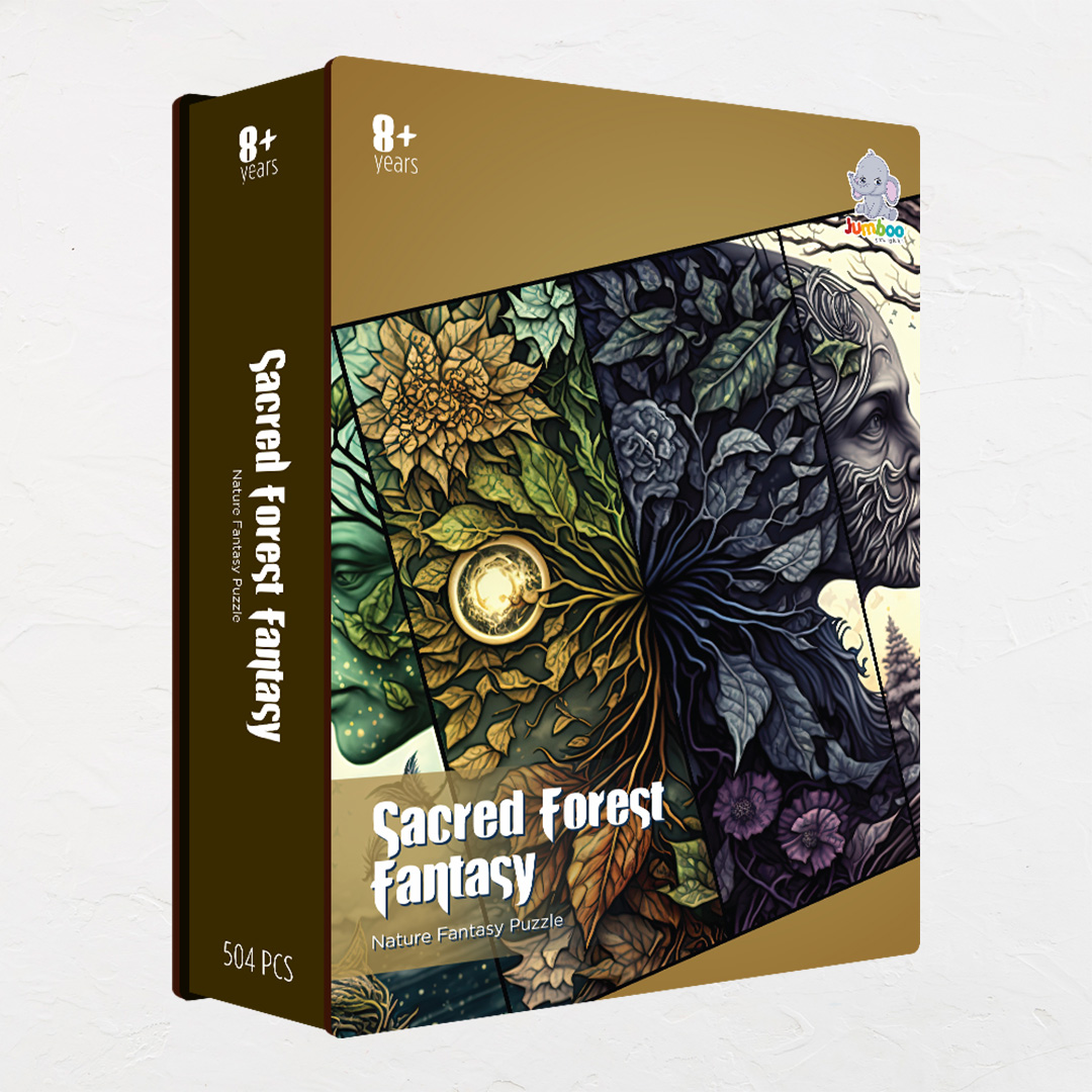 Sacred Forest Fantasy unique jigsaw puzzles created to bring a live décor