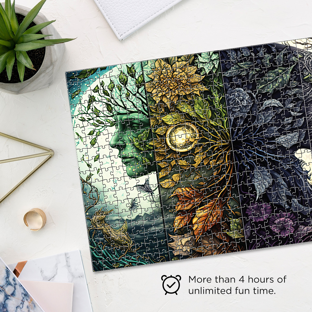 Sacred Forest Fantasy unique jigsaw puzzles created to bring a live décor