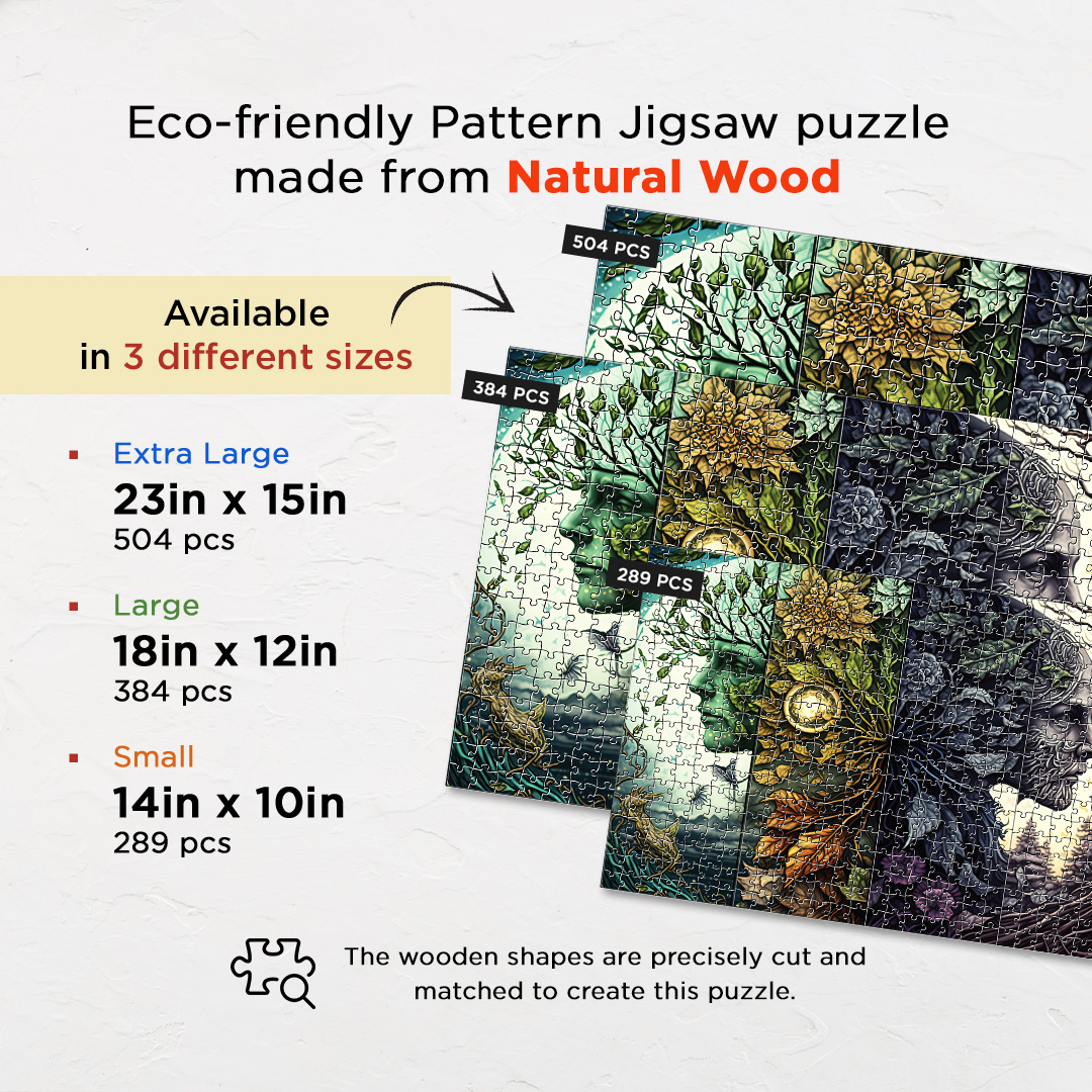 Sacred Forest Fantasy unique jigsaw puzzles created to bring a live décor