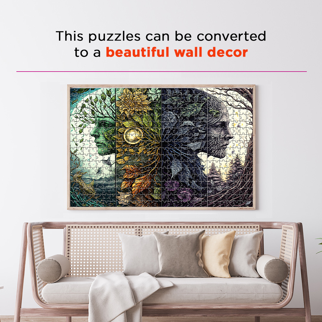 Sacred Forest Fantasy unique jigsaw puzzles created to bring a live décor