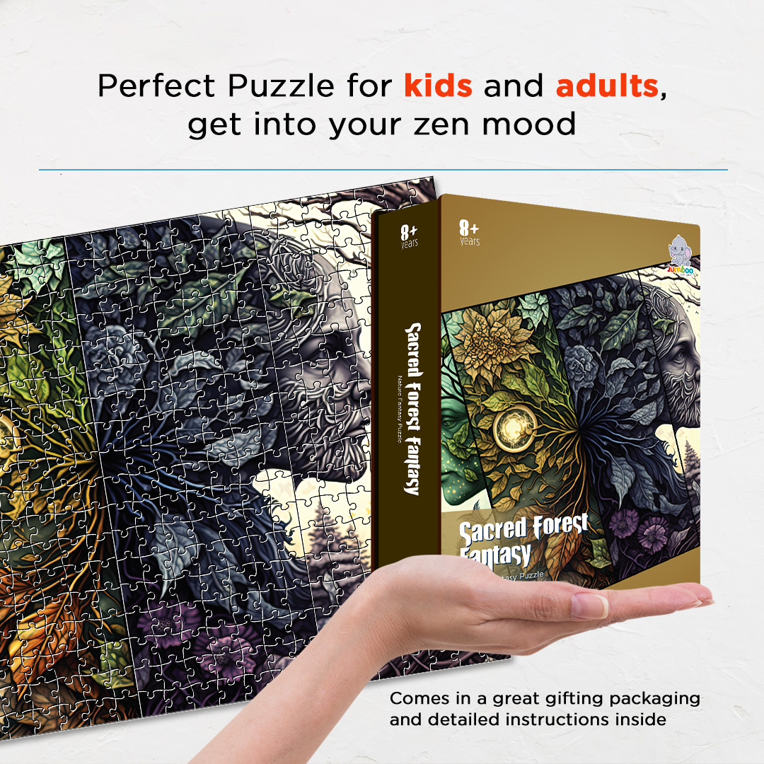 Sacred Forest Fantasy unique jigsaw puzzles created to bring a live décor