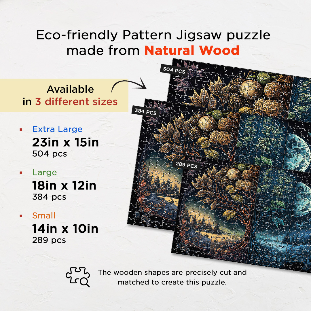 Season Transformation Fantasy unique jigsaw puzzles created to bring a live décor