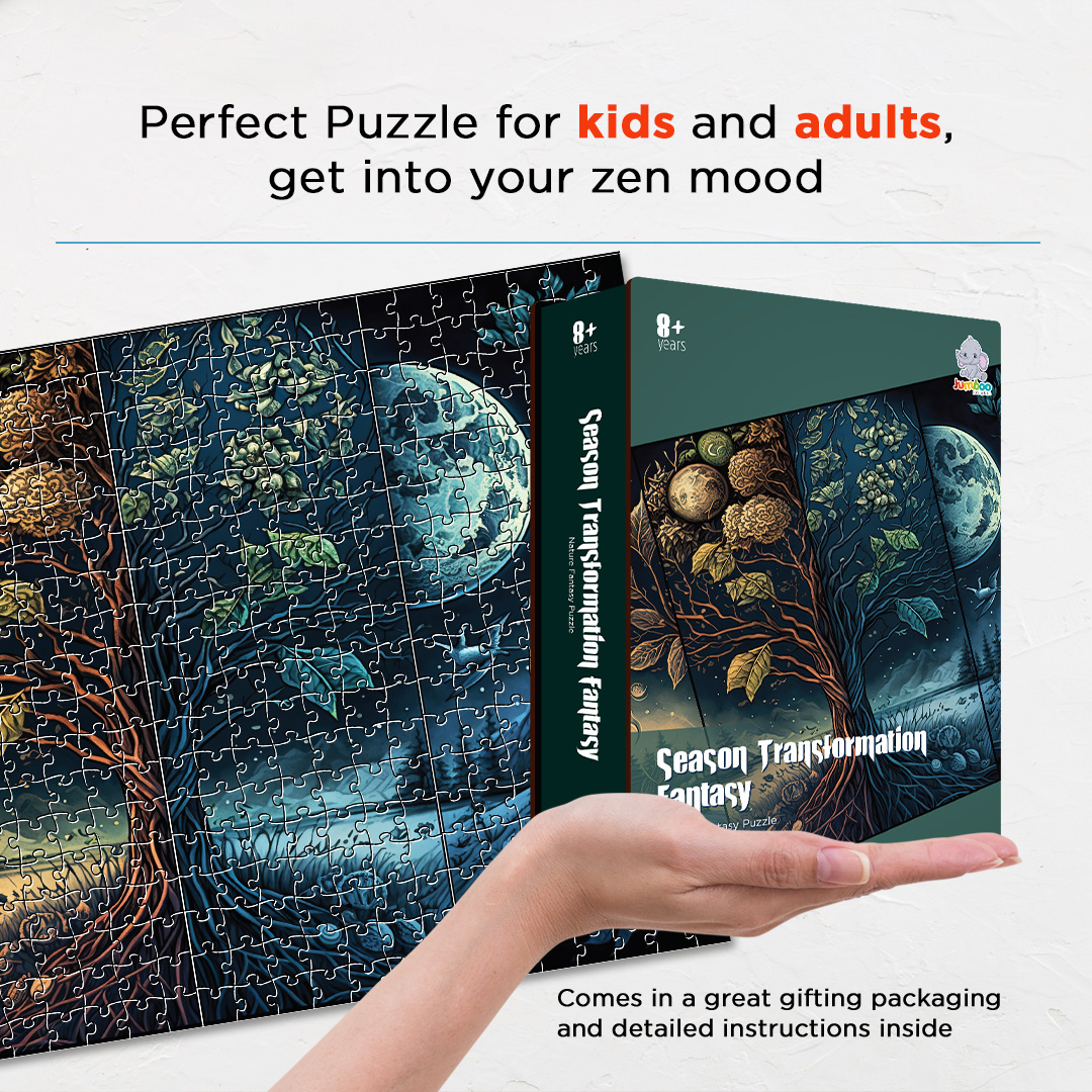 Season Transformation Fantasy unique jigsaw puzzles created to bring a live décor