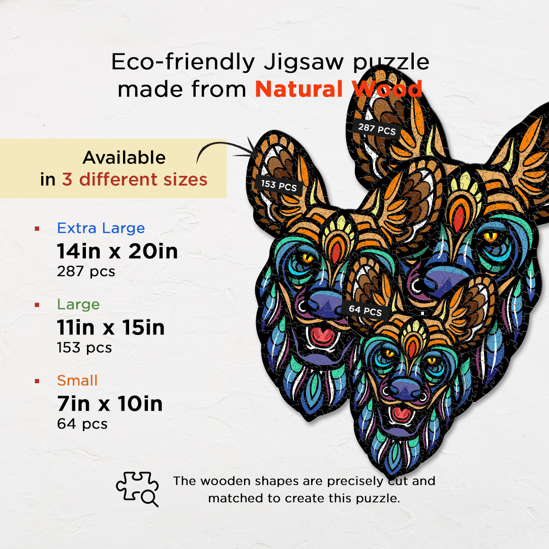 Storm Hyena Ornamental Puzzle designed precisely to bring amazing fun time