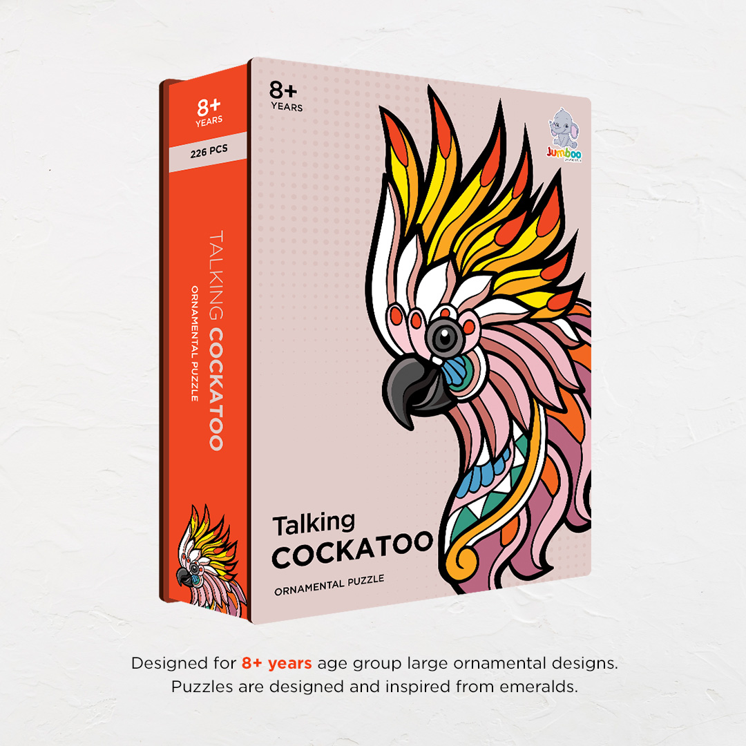 Talking Cockatoo Ornamental Puzzle designed precisely to bring amazing fun time