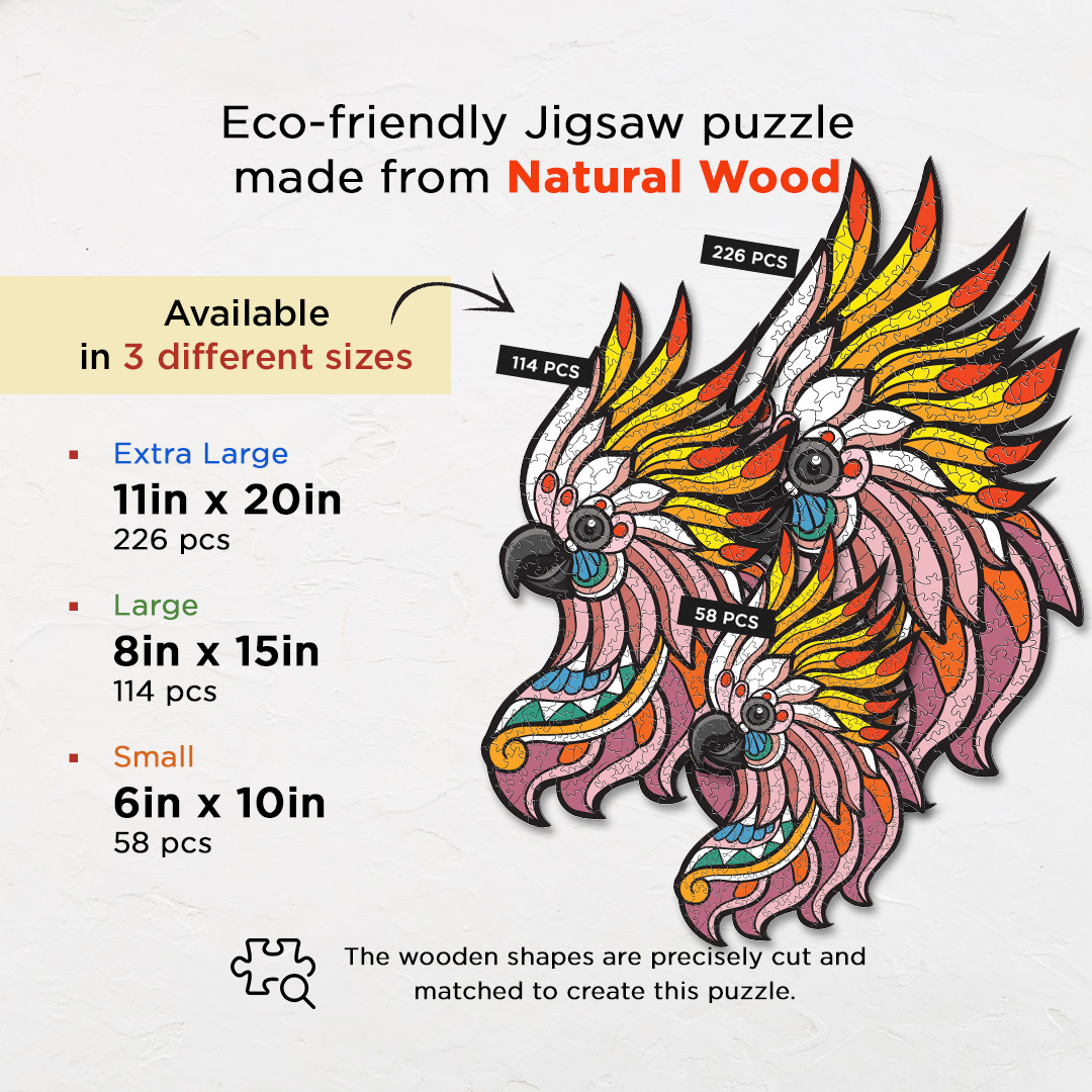 Talking Cockatoo Ornamental Puzzle designed precisely to bring amazing fun time