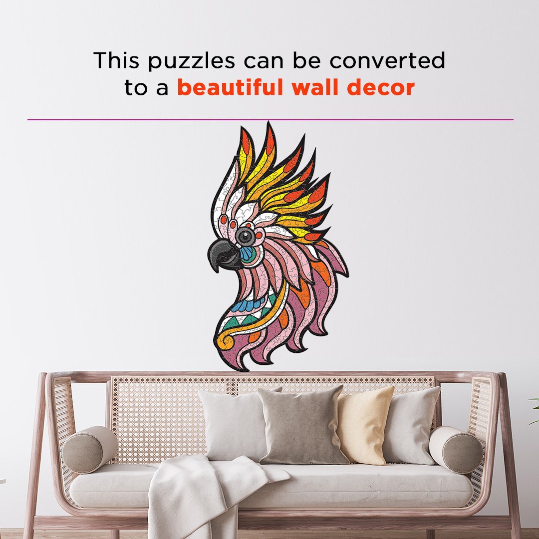 Talking Cockatoo Ornamental Puzzle designed precisely to bring amazing fun time